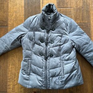 C and A gray puffer jacket with toggle closures Women’s Lg